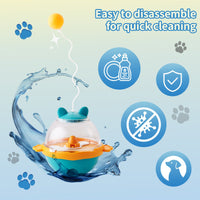 HKM-3049917 Interactive Food Dispensing Tumbler Toy for Dogs and Cats, IQ-Boosting Slow Feeder Treat Ball