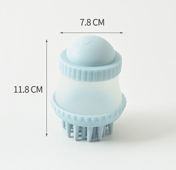 HKM-3050301 Multifunctional Silicone Pet Bath Brush for Easy Grooming and Massage