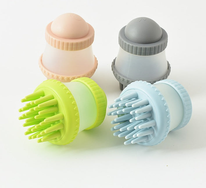 HKM-3050301 Multifunctional Silicone Pet Bath Brush for Easy Grooming and Massage