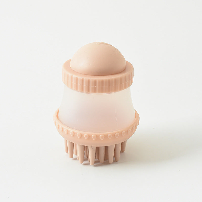 HKM-3050301 Multifunctional Silicone Pet Bath Brush for Easy Grooming and Massage