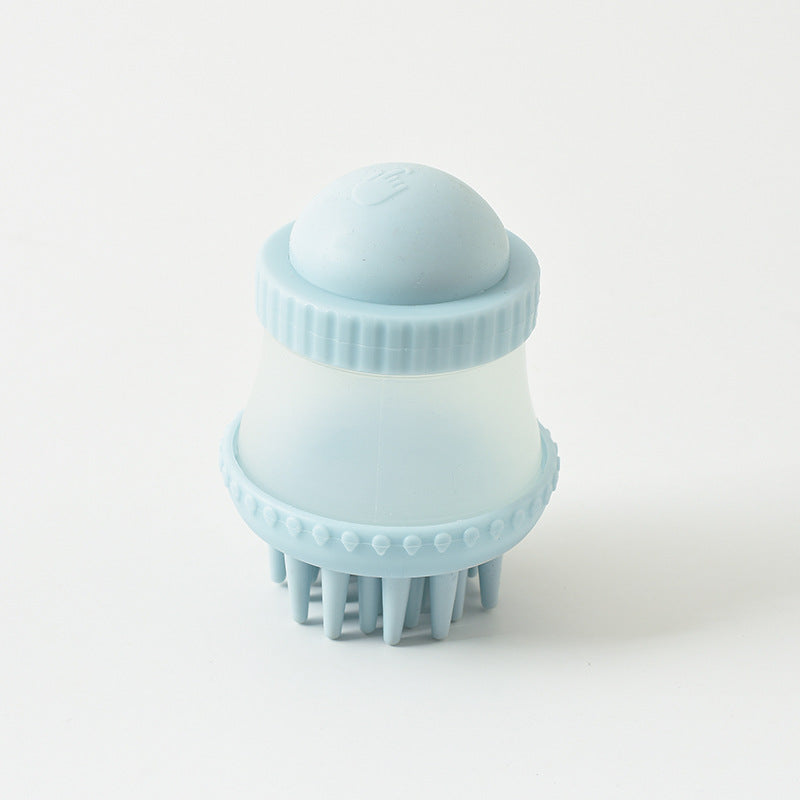 HKM-3050301 Multifunctional Silicone Pet Bath Brush for Easy Grooming and Massage