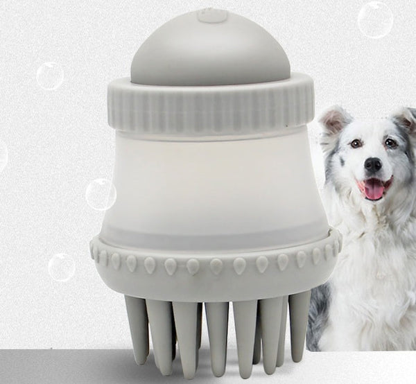 HKM-3050301 Multifunctional Silicone Pet Bath Brush for Easy Grooming and Massage