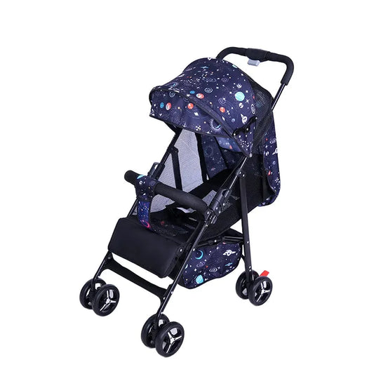 HKM-305107 3-in-1 Lightweight Baby Stroller with 5-Point Safety Harness, Foldable Design for Infants Aged 0-3