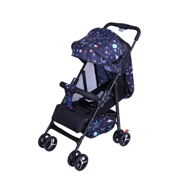 HKM-305107 3-in-1 Lightweight Baby Stroller with 5-Point Safety Harness, Foldable Design for Infants Aged 0-3