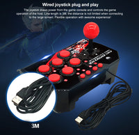 HKM-305235 4 in 1 Wired Game Controller for N-Switch - USB Connection, 3m Cable Length, ABS Material, Black