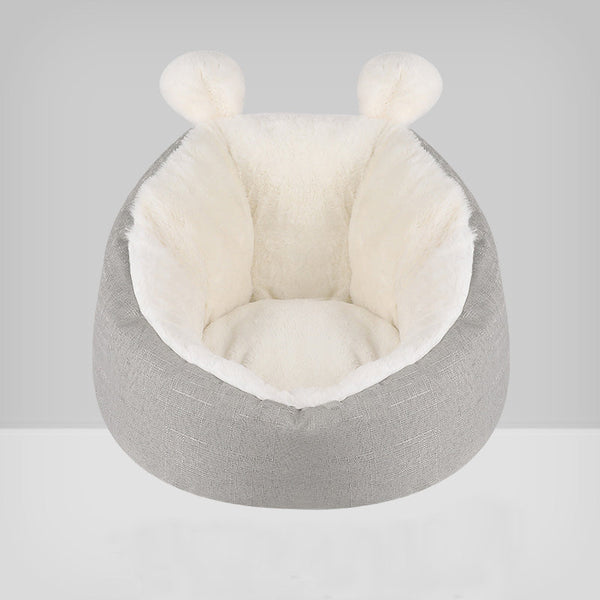HKM-3052477 Closed Space Capsule Cat House - Cozy Pet Villa for Cats and Small Dogs, Multiple Colors and Sizes Available