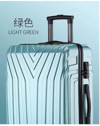 HKM-305299 Lightweight ABS/PC Merge Luggage with TSA Lock, Aluminium Frame and Silent Wheels