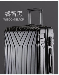 HKM-305299 Lightweight ABS/PC Merge Luggage with TSA Lock, Aluminium Frame and Silent Wheels