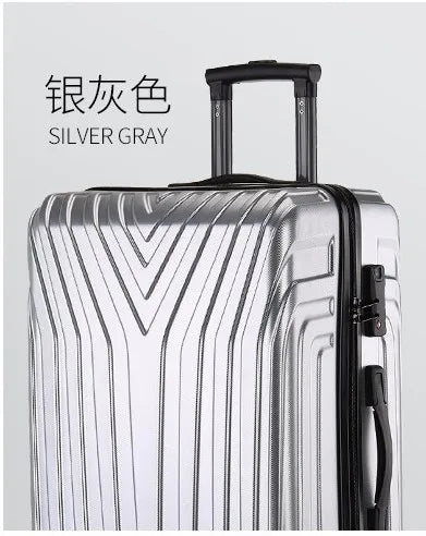 HKM-305299 Lightweight ABS/PC Merge Luggage with TSA Lock, Aluminium Frame and Silent Wheels