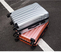 HKM-305299 Lightweight ABS/PC Merge Luggage with TSA Lock, Aluminium Frame and Silent Wheels