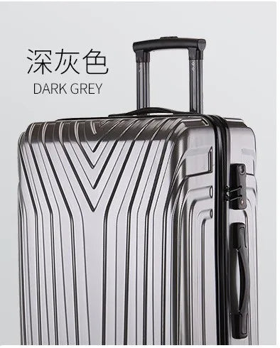 HKM-305299 Lightweight ABS/PC Merge Luggage with TSA Lock, Aluminium Frame and Silent Wheels