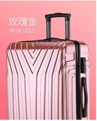 HKM-305299 Lightweight ABS/PC Merge Luggage with TSA Lock, Aluminium Frame and Silent Wheels