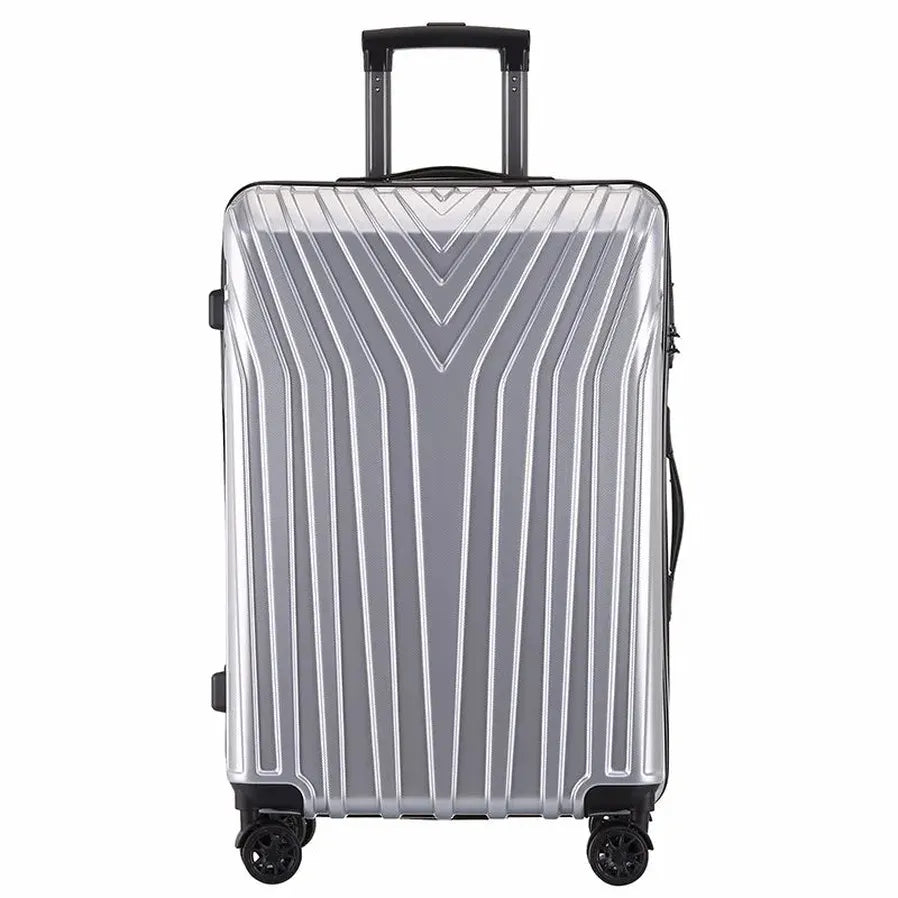 HKM-305299 Lightweight ABS/PC Merge Luggage with TSA Lock, Aluminium Frame and Silent Wheels