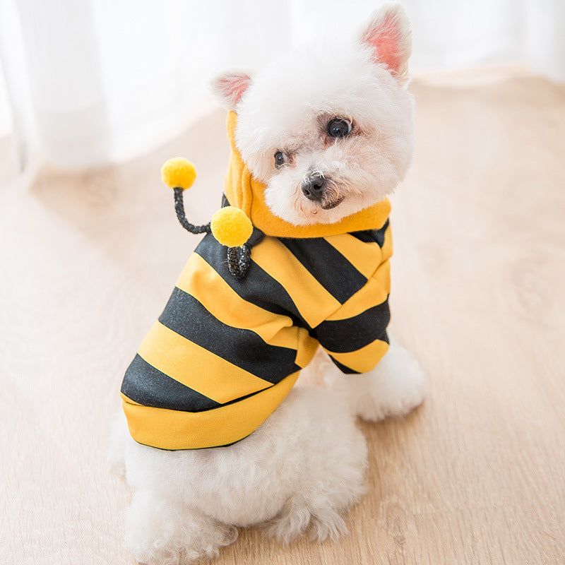 HKM-3053501 Adorable Yellow Milk Silk Sweater for Dogs - Cute Style, Comfortable Fit