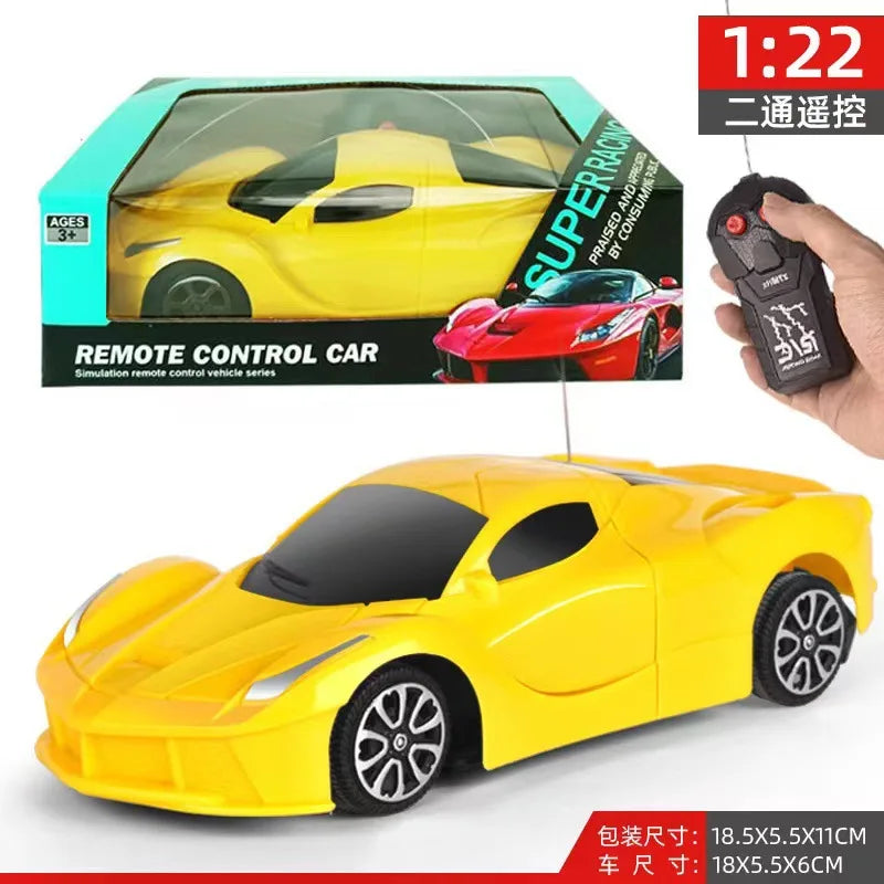 HKM-305363 Five-Way Transforming Robot Remote Control Car - High-Speed Stunt Action for Kids