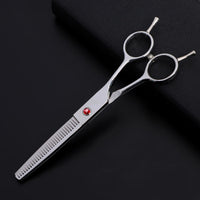 HKM-3054013 Premium Japanese Stainless Steel Pet Grooming Scissors for Even Trimming