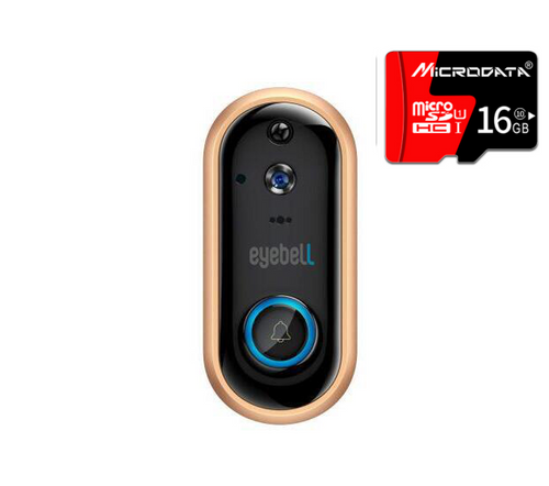 HKM-305427 Smart Remote Home Monitoring Doorbell with HD Video and Two-Way Audio