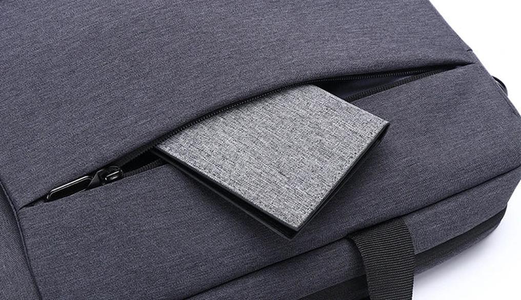 HKM-305619 Multifunctional Laptop Briefcase for Men and Women - Eco-Friendly Shoulder Bag Suitable for College and Travel