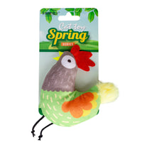 HKM-3056829 Cat Plush Chew Toy - Mint Scented with Insect, Mushroom, and Flower Designs