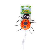 HKM-3056829 Cat Plush Chew Toy - Mint Scented with Insect, Mushroom, and Flower Designs