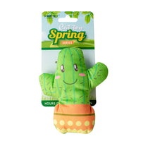 HKM-3056829 Cat Plush Chew Toy - Mint Scented with Insect, Mushroom, and Flower Designs