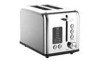 HKM-305811 Smart Digital 2-Slice Electric Toaster with LED Display and Multiple Functions
