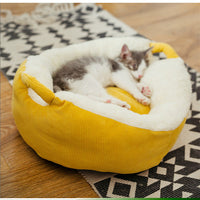 HKM-3058237 Soft Suede Cat Sleeping Pad for Small and Medium Pets, Cozy Velvet with PP Cotton Filling, Two Sizes Available