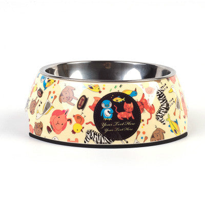 HKM-3058365 Stainless Steel Dog & Cat Bowl Set with Deep Design and Easy Clean Finish