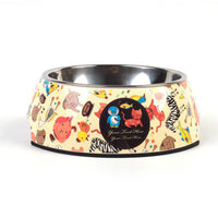 HKM-3058365 Stainless Steel Dog & Cat Bowl Set with Deep Design and Easy Clean Finish