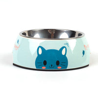 HKM-3058365 Stainless Steel Dog & Cat Bowl Set with Deep Design and Easy Clean Finish
