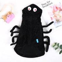 HKM-3058749 Funny Spider Pattern Dog Clothes for Halloween - Sizes S, M, L, Made of Polyester