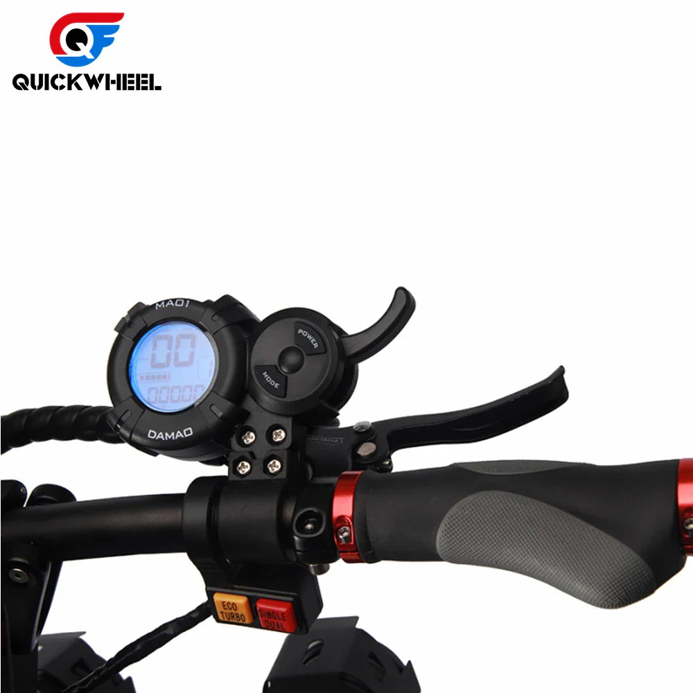 HKM-305939 8000W Off-Road Electric Scooter, Dual Motors, Full Suspension, Waterproof, Foldable, 13-Inch Tires, 100-110km Range