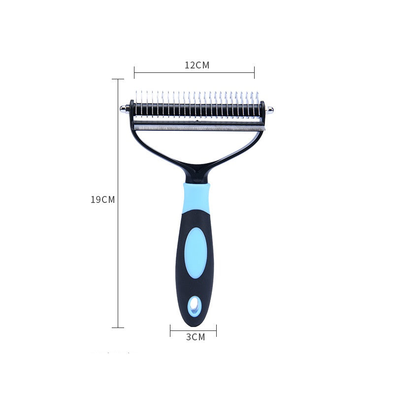 HKM-3059773 Dual Purpose Pet Combs for Removing Loose Hair and Dead Knots in Dogs and Cats