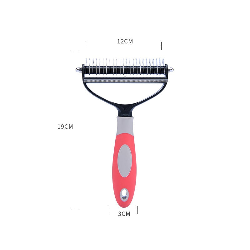 HKM-3059773 Dual Purpose Pet Combs for Removing Loose Hair and Dead Knots in Dogs and Cats