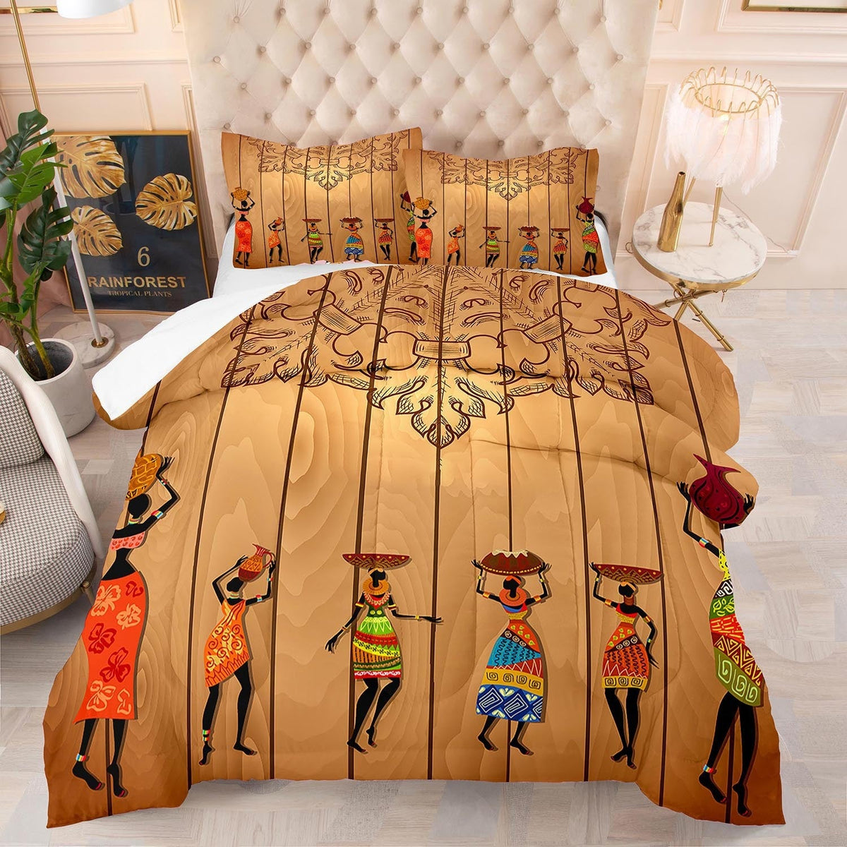 HKM-306067 Digital Printed Polyester Quilt for Summer - 200 x 230 cm
