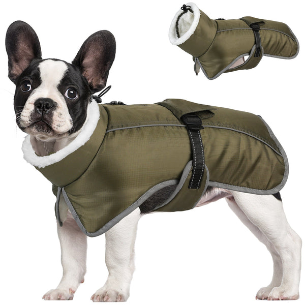 HKM-3063613 Cozy Waterproof Cold-Proof Cotton Coat for Pets - Ideal for Autumn and Winter
