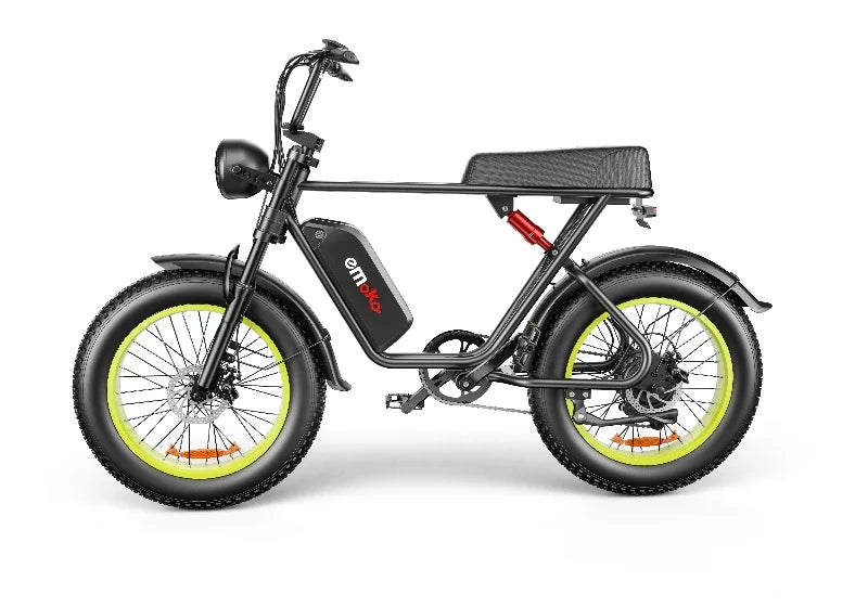 HKM-306387 Emoko Electric Hybrid Bike 20 Inch Fat Tire Adult 48V 750W Motor Rear Hub Disc Brake