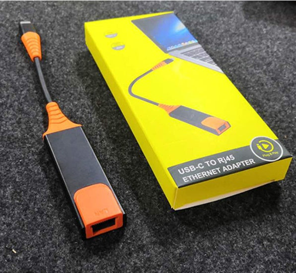 HKM-306451 100M Type-C Optical Fiber Network Card with LONGXUN Chip, 0.15m Length, 1000MB/s Transfer Speed