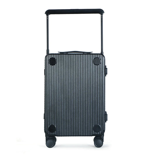 HKM-306451 Personalised Aluminium Trolley Travel Suitcase with Wide Frame