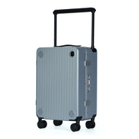 HKM-306451 Personalised Aluminium Trolley Travel Suitcase with Wide Frame