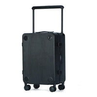 HKM-306451 Personalised Aluminium Trolley Travel Suitcase with Wide Frame