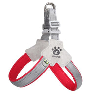 HKM-3065405 Adjustable Pet Harness with Leash Set - Comfortable No-Pull Design for Dogs and Cats, Reflective for Night Safety, Available in Multiple Sizes