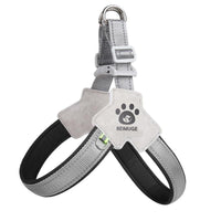 HKM-3065405 Adjustable Pet Harness with Leash Set - Comfortable No-Pull Design for Dogs and Cats, Reflective for Night Safety, Available in Multiple Sizes