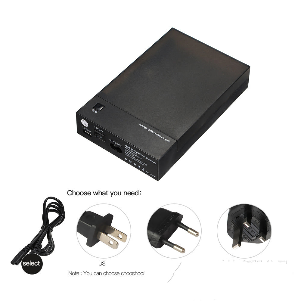 HKM-306579 Portable External Hard Drive Enclosure for Desktop Use