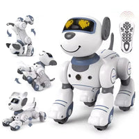 HKM-306643 Infrared Remote Control Robot Dog with Walking, Dancing, and Sound Features for Kids