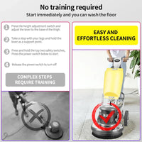 HKM-306643 Multifunctional Electric Carpet and Floor Cleaning Machine for Marble Polishing