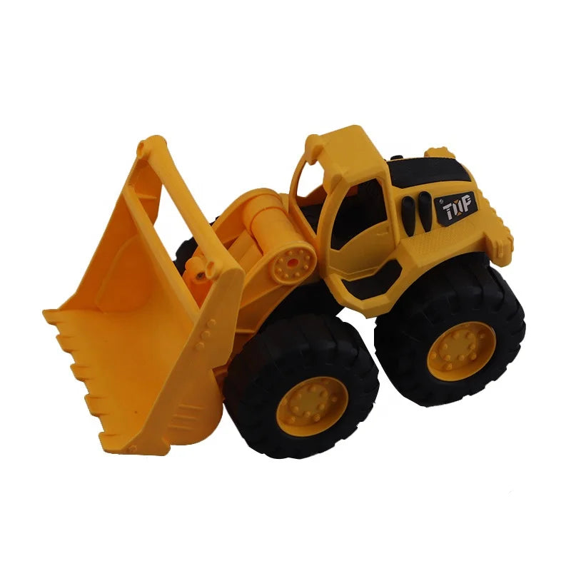 HKM-306707 Excavator Truck Model Car Set - Mini Plastic Construction Toy for Kids Ages 2-7