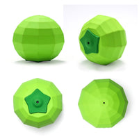 HKM-3067197 Durable Beef Flavor Squeaky Chew Toy for Medium to Large Dogs - Non-Toxic Rubber, Interactive Fetch Ball