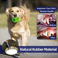 HKM-3067197 Durable Beef Flavor Squeaky Chew Toy for Medium to Large Dogs - Non-Toxic Rubber, Interactive Fetch Ball