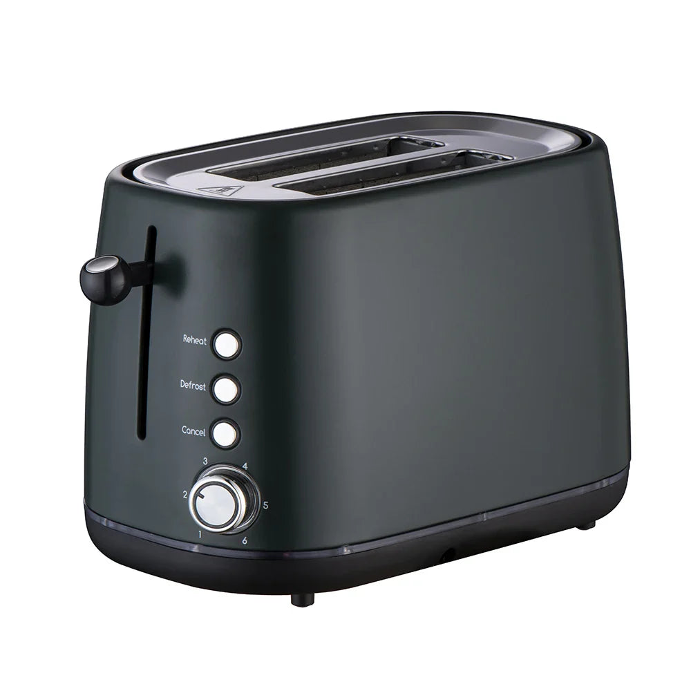 HKM-306963 Stainless Steel 2 Slice Electric Bread Toaster with Smart Features